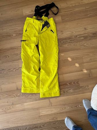 Ski-/Snowboardhose Spyder gelb, Grösse 16  170-176